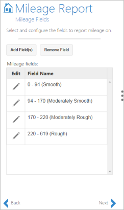 Range value fields added